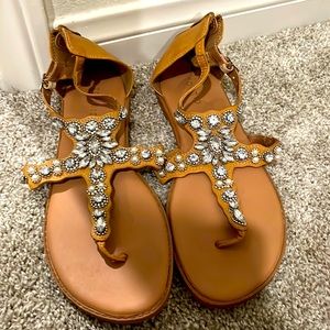Torrid Jeweled Sandals